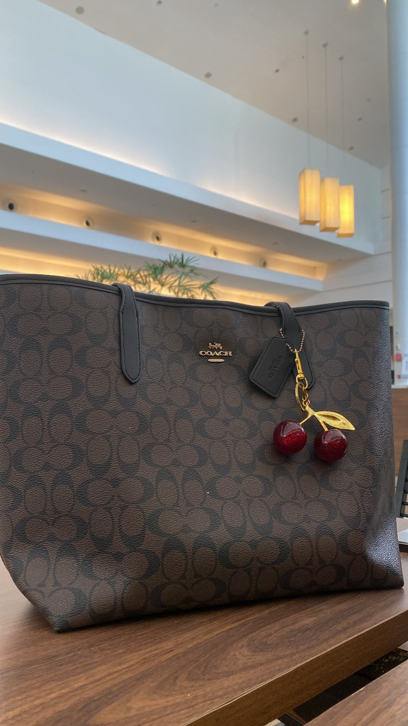 Cherry Bag Charm - Vermelho