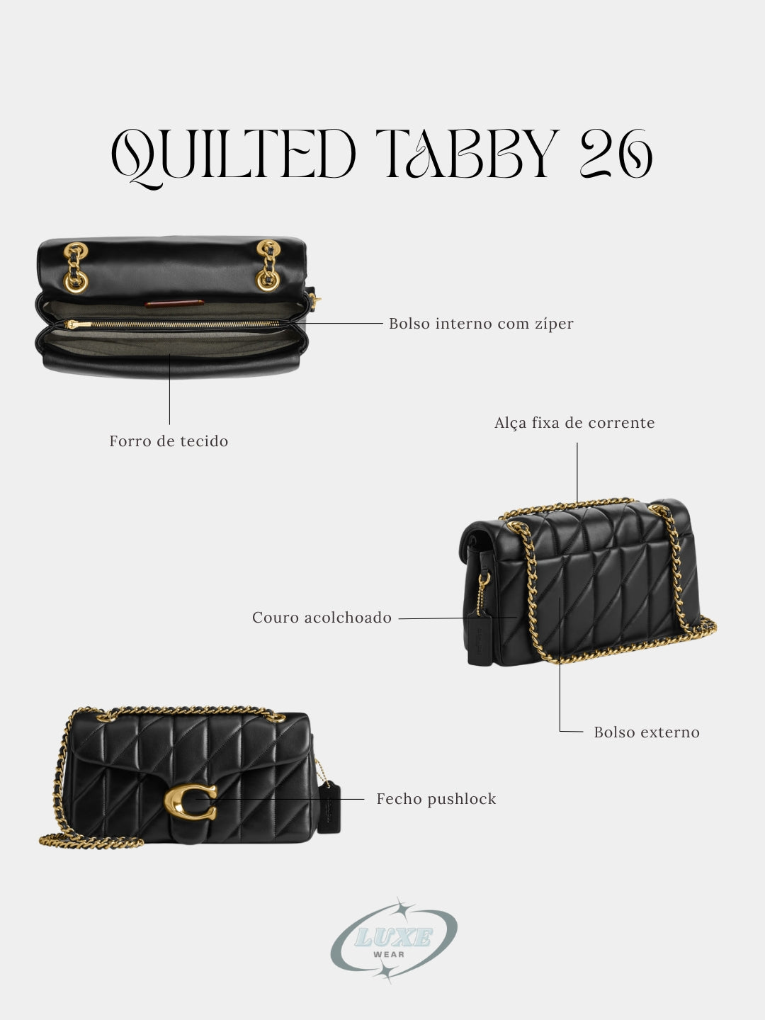 Coach Quilted Tabby Bag 26
