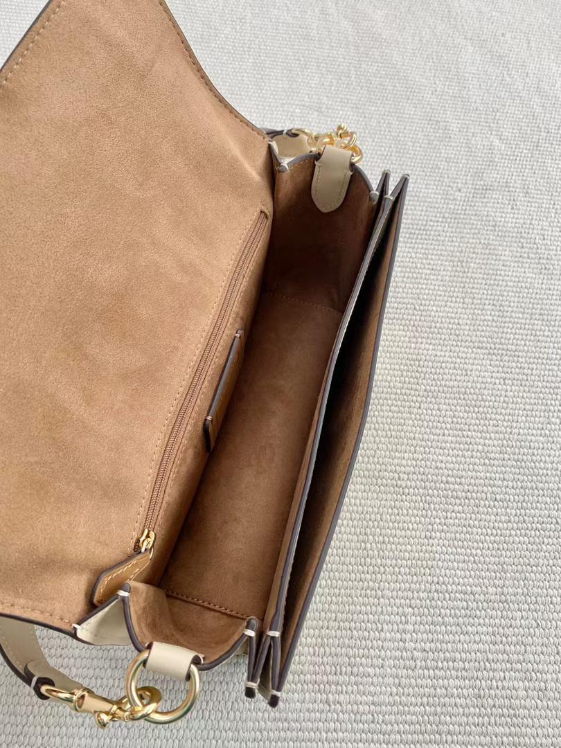 Coach Morgan Shoulder Bag 27 - Bege e castanho
