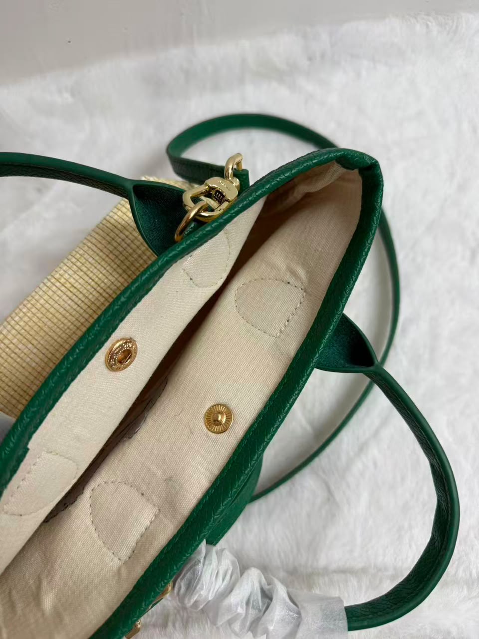 Longchamp Le Panier Pliage XS - Verde