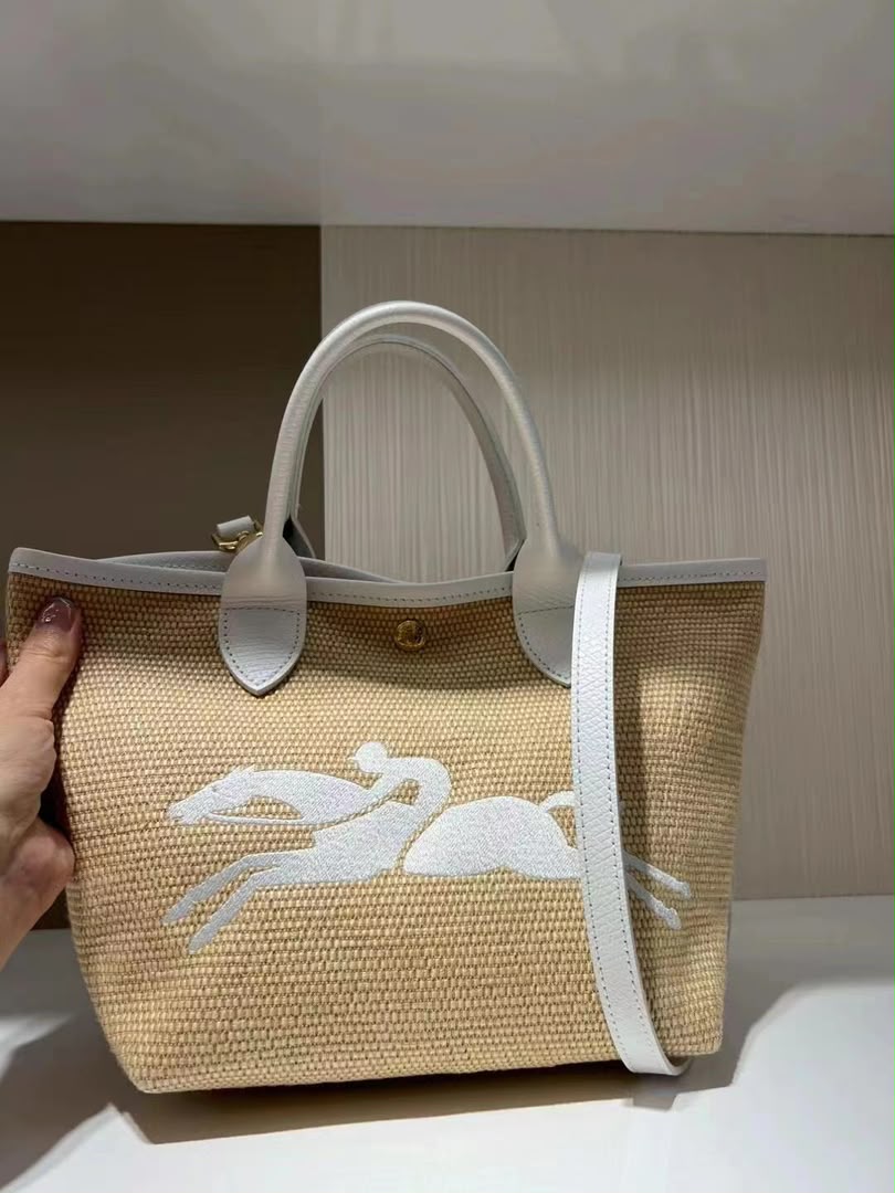 Longchamp Le Panier Pliage S - Branco