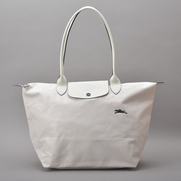 Longchamp L - Branco com acabamento em preto