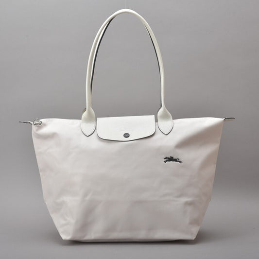 Longchamp L - Branco com acabamento em preto