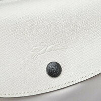 Longchamp L - Branco com acabamento em preto