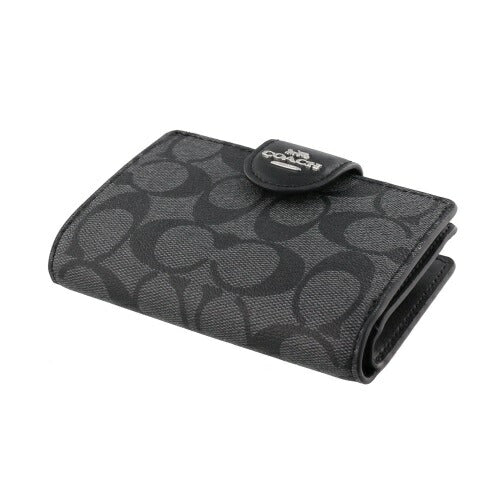 Carteira Coach Corner Zip - Preto