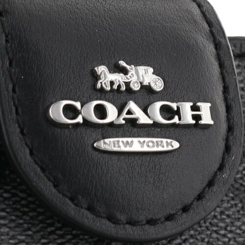Carteira Coach Corner Zip - Preto