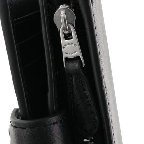 Carteira Coach Corner Zip - Preto