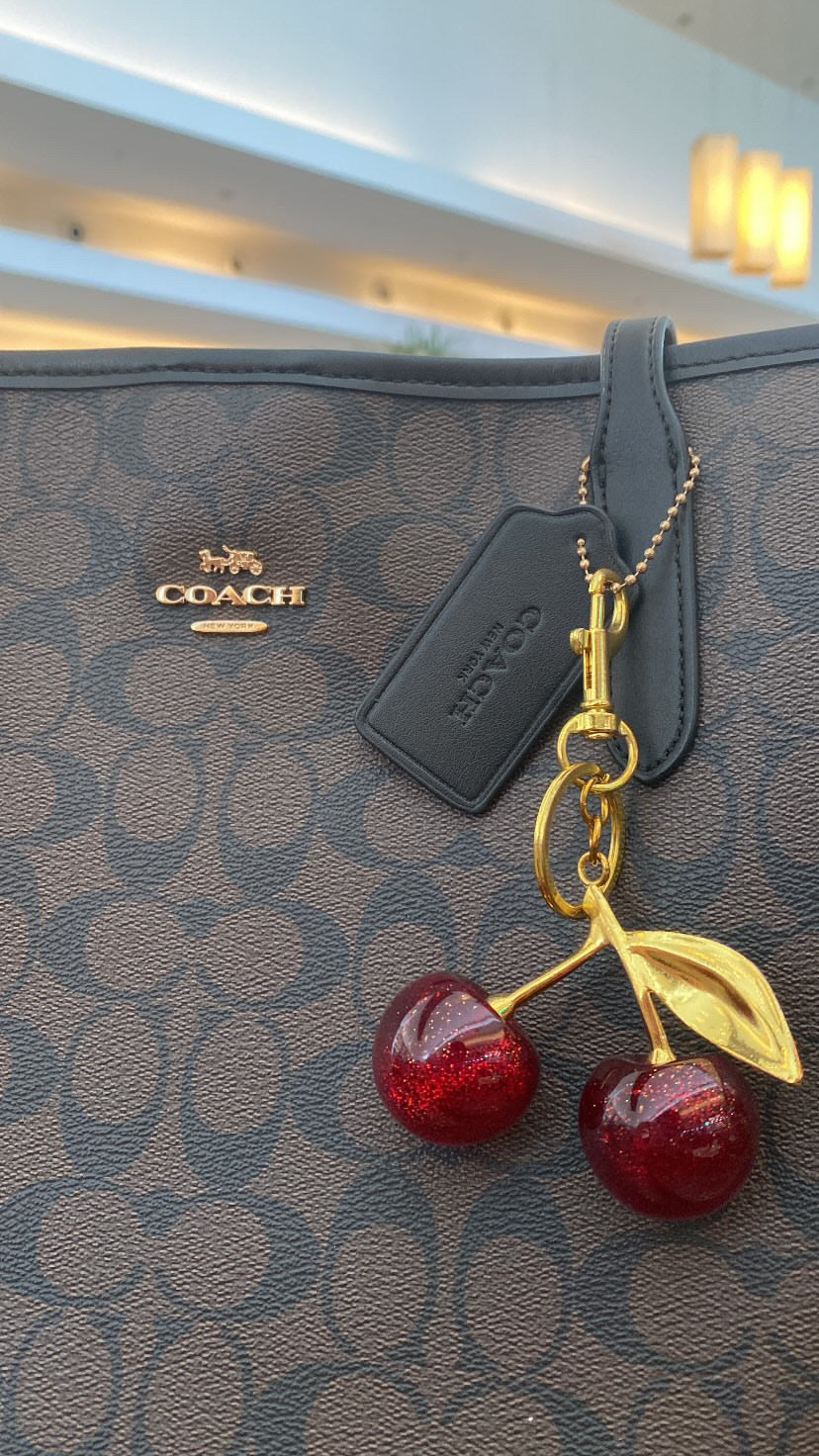 Cherry Bag Charm - Vermelho
