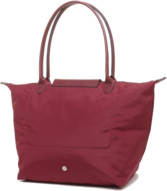 Longchamp L - Vermelho granada com acabamento em preto