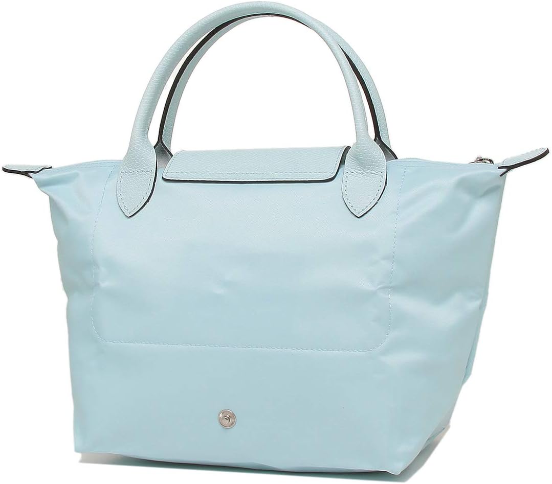 Longchamp S - Verde água com acabamento em preto