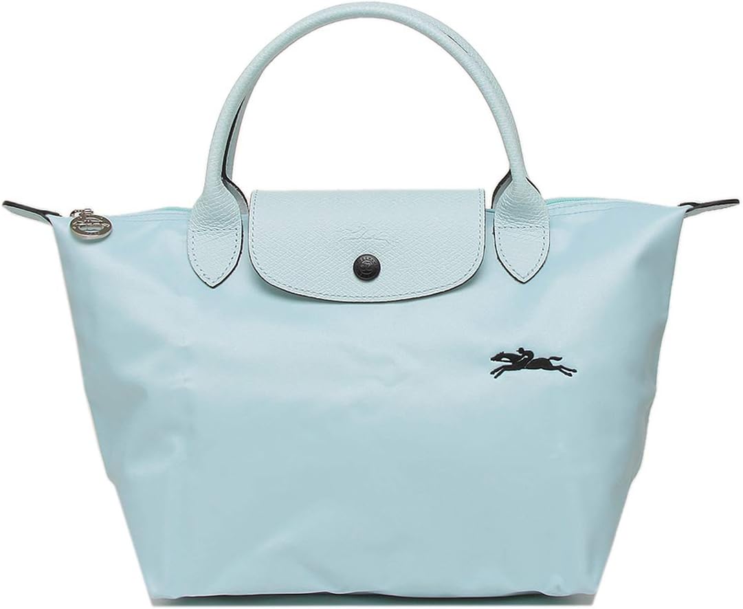 Longchamp S - Verde água com acabamento em preto