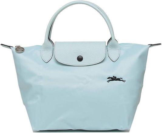 Longchamp S - Verde água com acabamento em preto