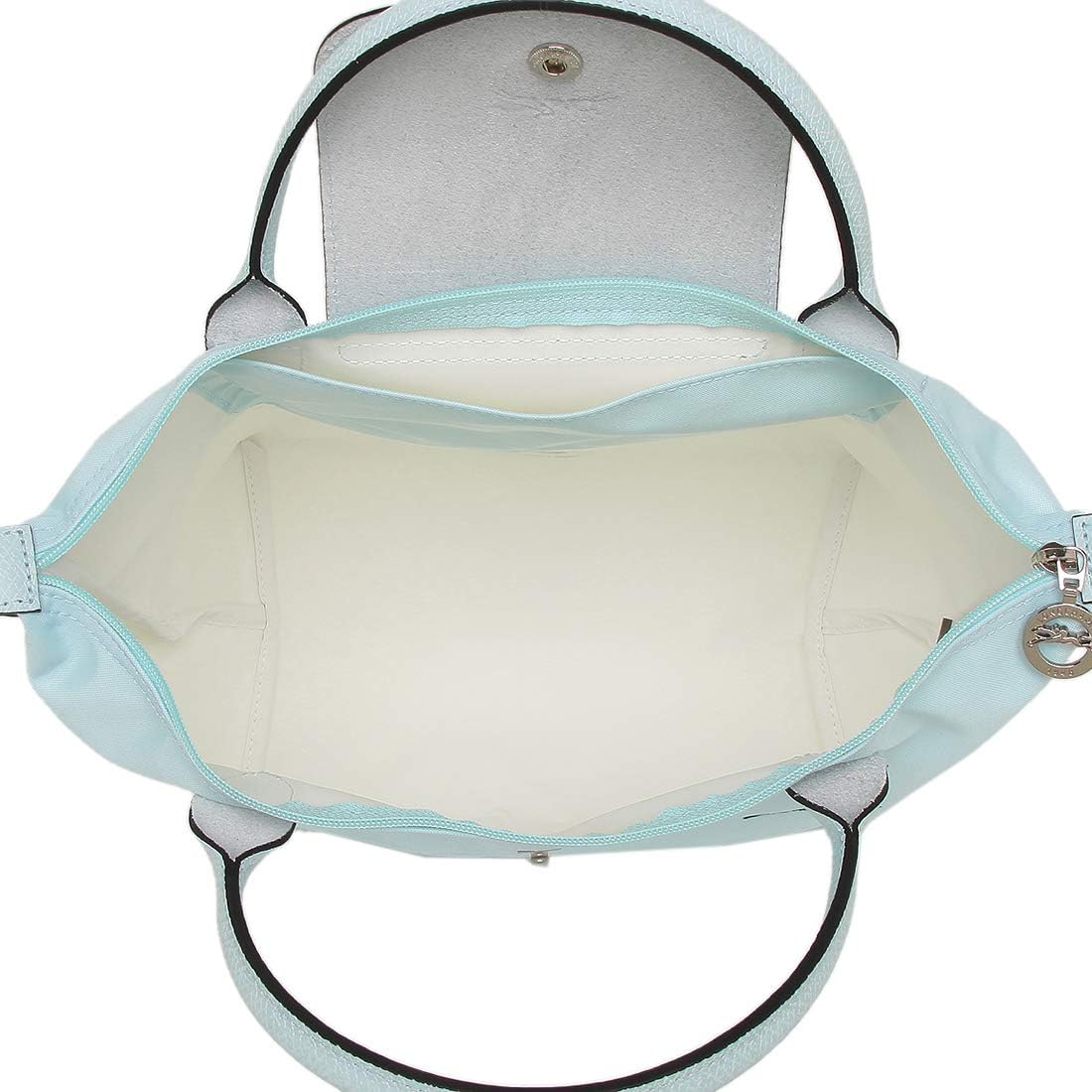 Longchamp S - Verde água com acabamento em preto
