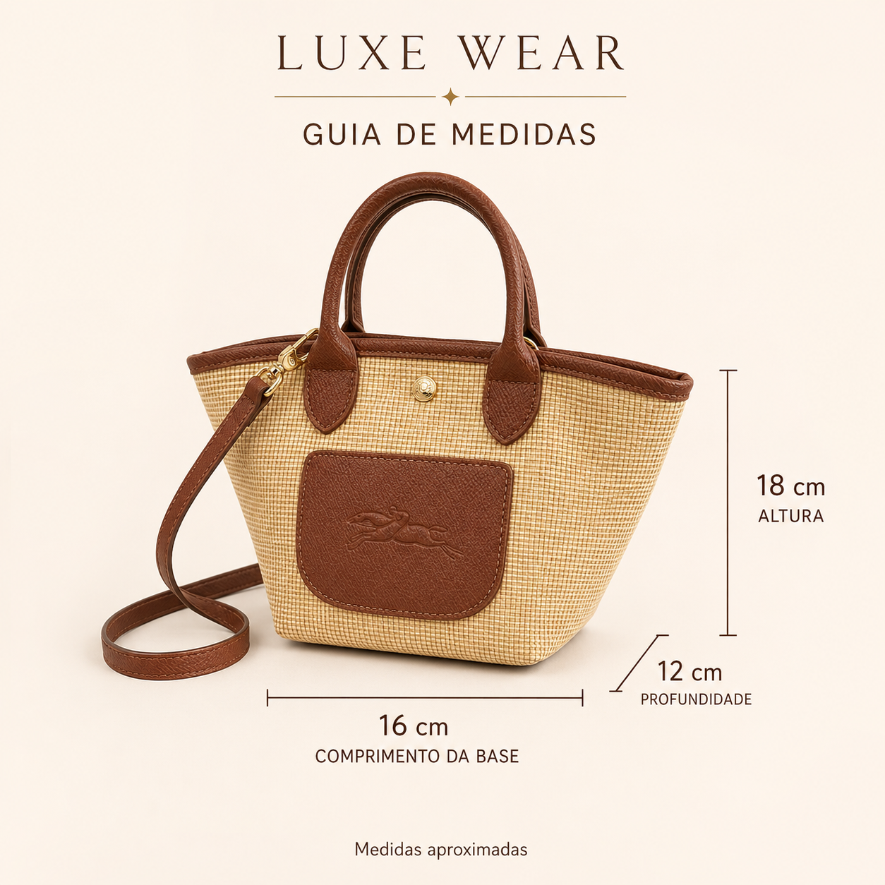 Longchamp Le Pliage Collection XS Basket Bag