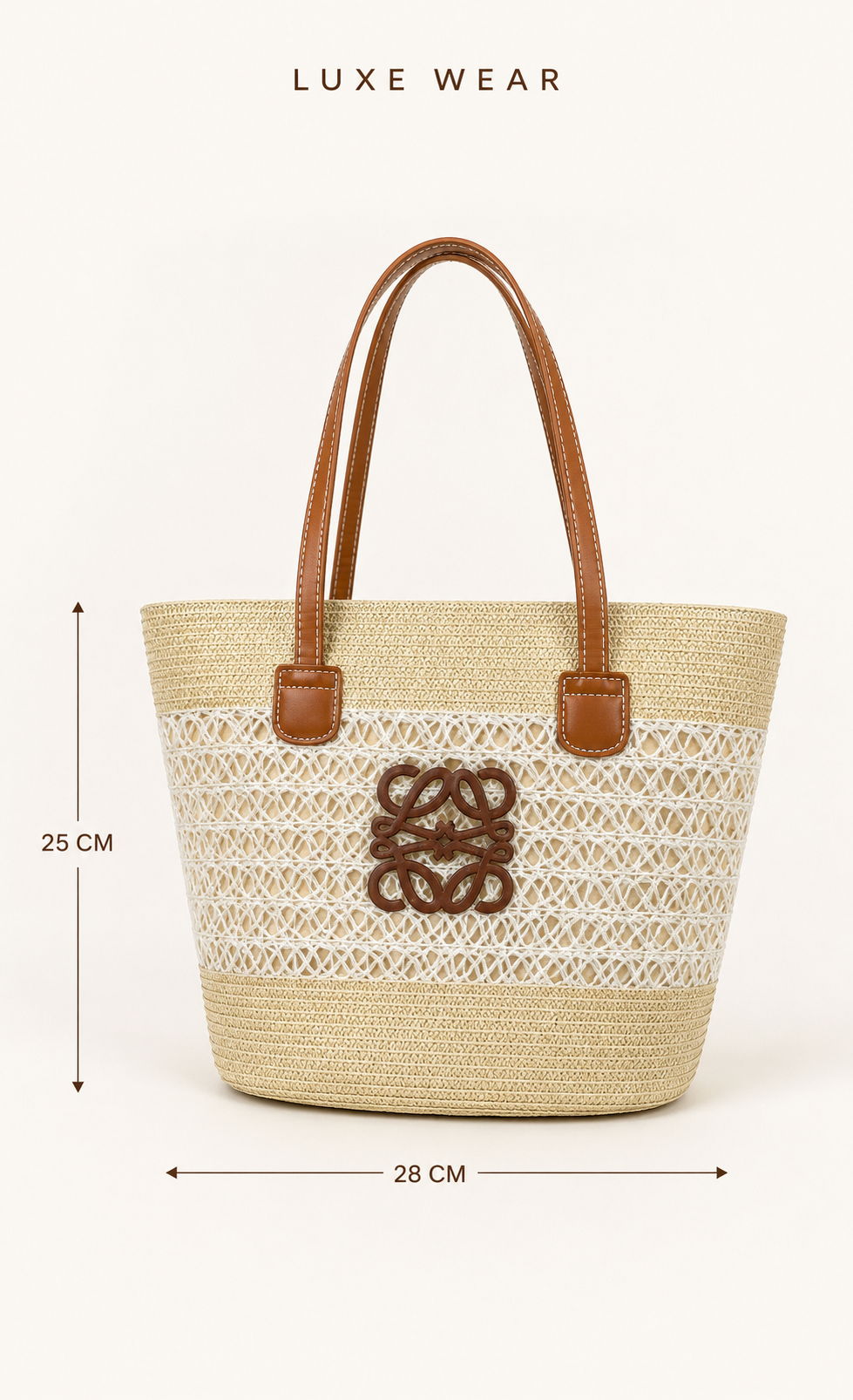 Loewe Woven Straw Tote Bag