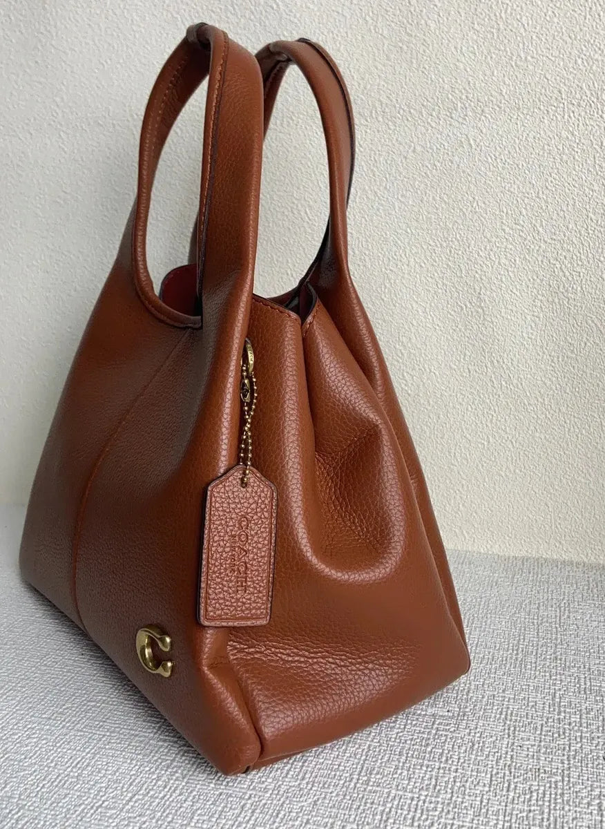 Coach Lana Shoulder 23 - Castanho conhaque