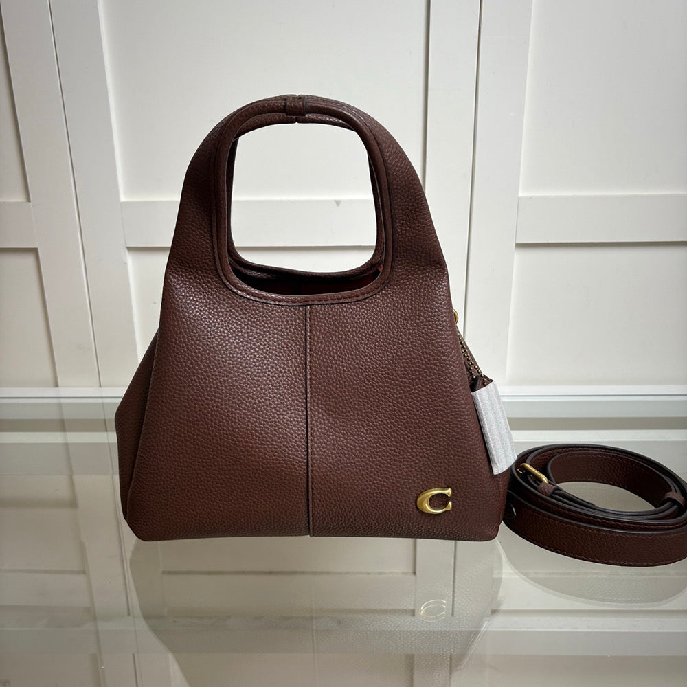 Coach Lana Shoulder 23 - Castanho escuro