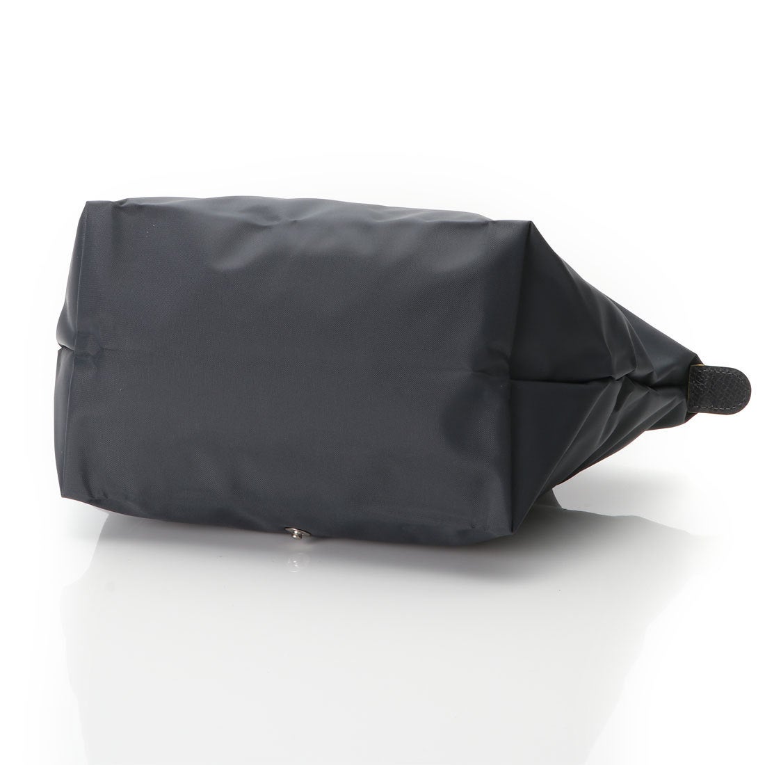 Longchamp S - Cinza escuro com acabamento em amarelo