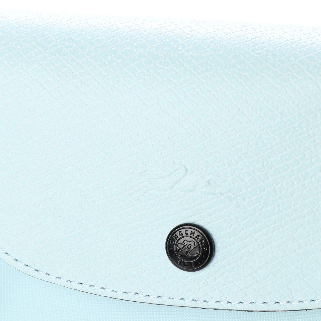 Longchamp L - Verde água com acabamento em preto