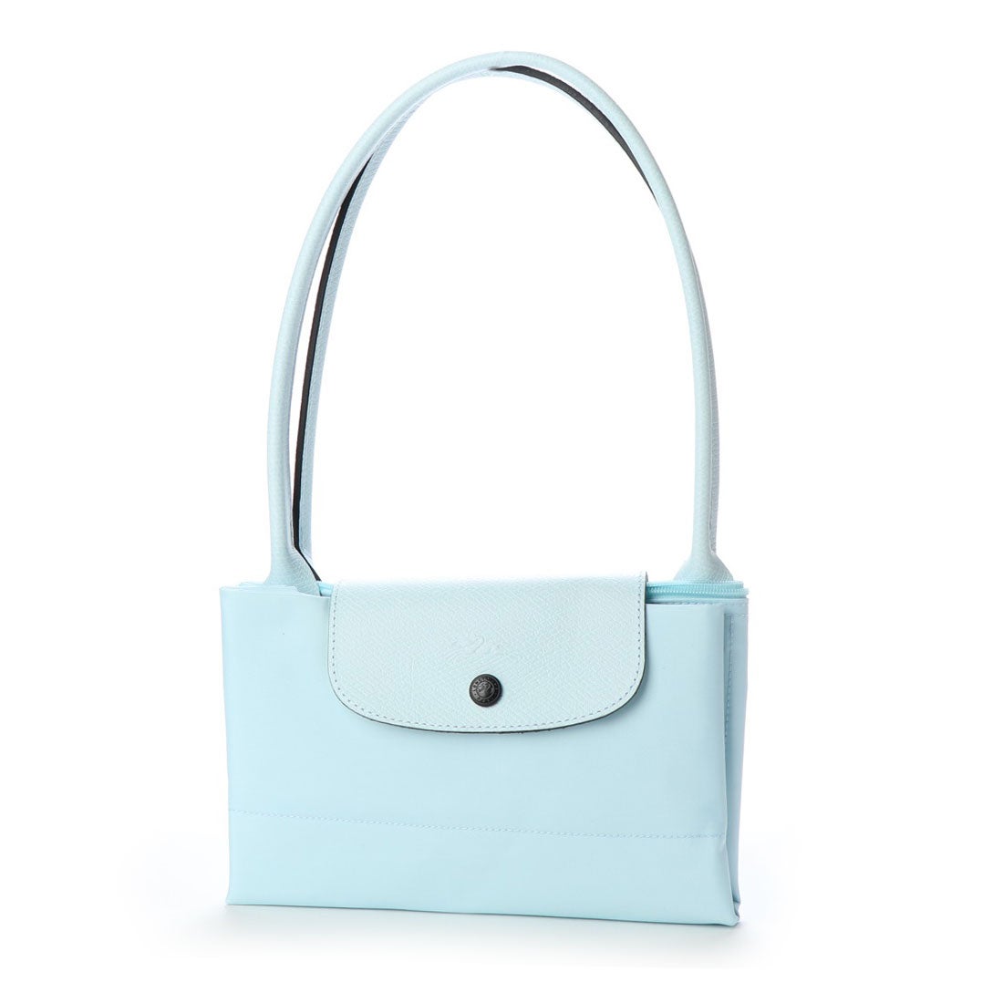 Longchamp L - Verde água com acabamento em preto