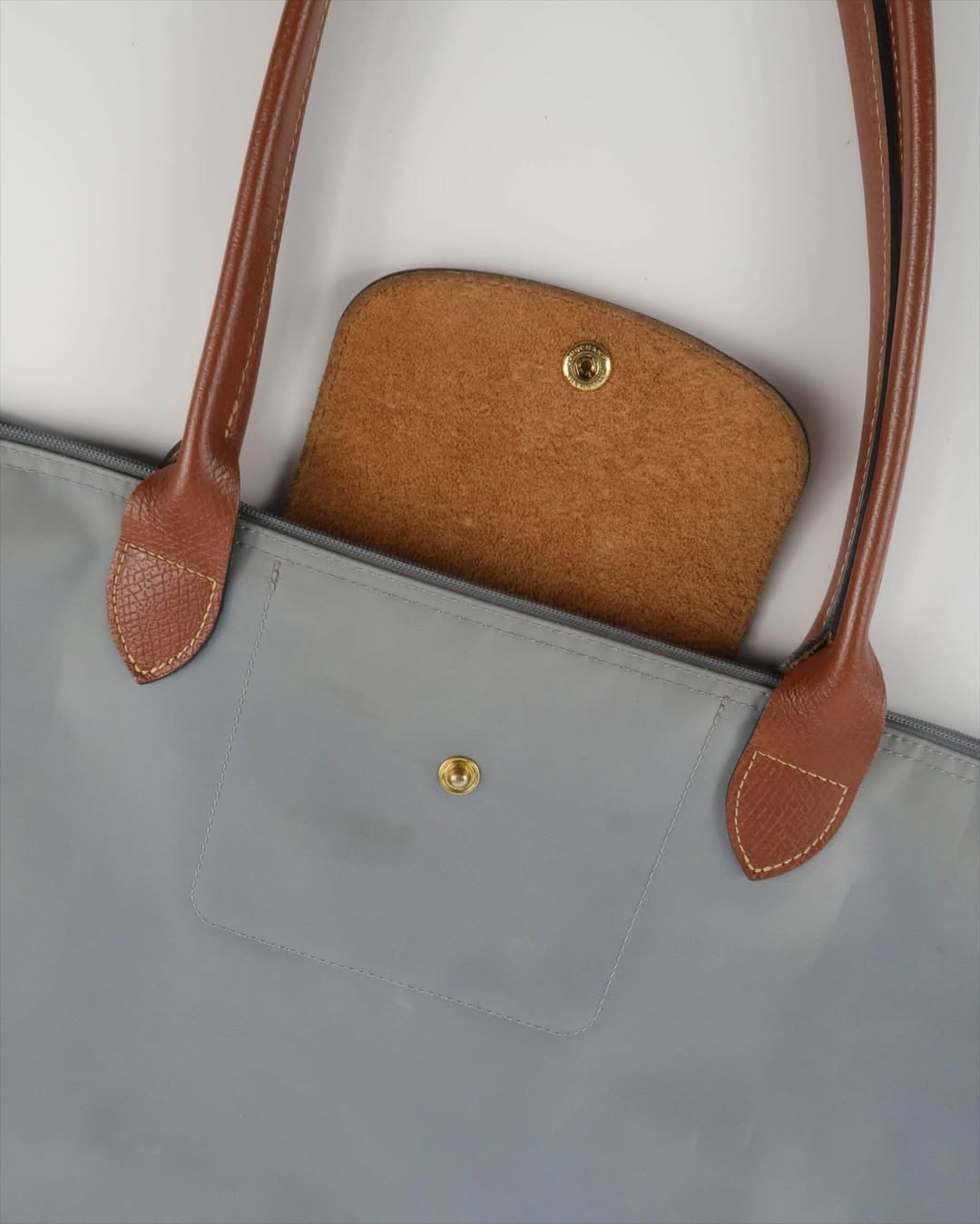 Longchamp L - Cinza azulado
