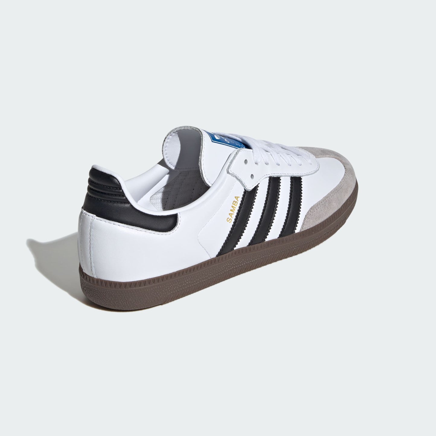 Adidas Samba OG - Branco com detalhes em preto e cinza
