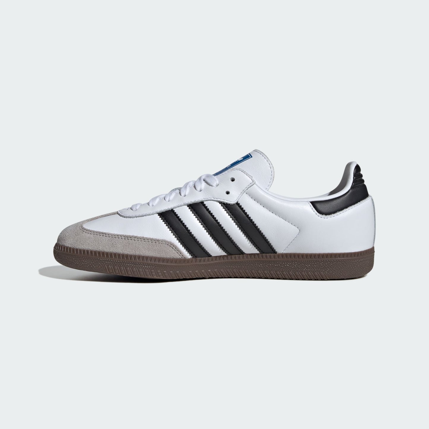 Adidas Samba OG - Branco com detalhes em preto e cinza