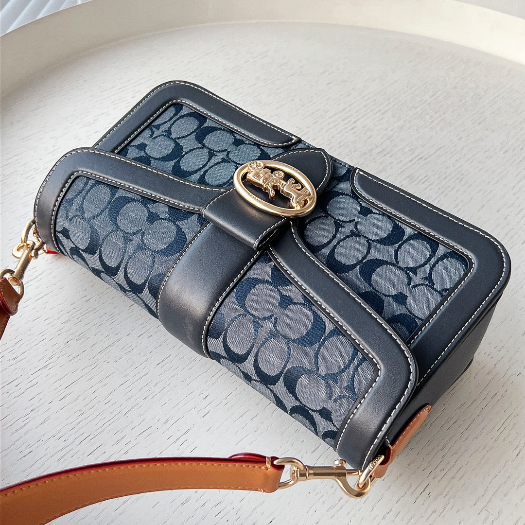 Coach Georgie Bag - Azul jeans
