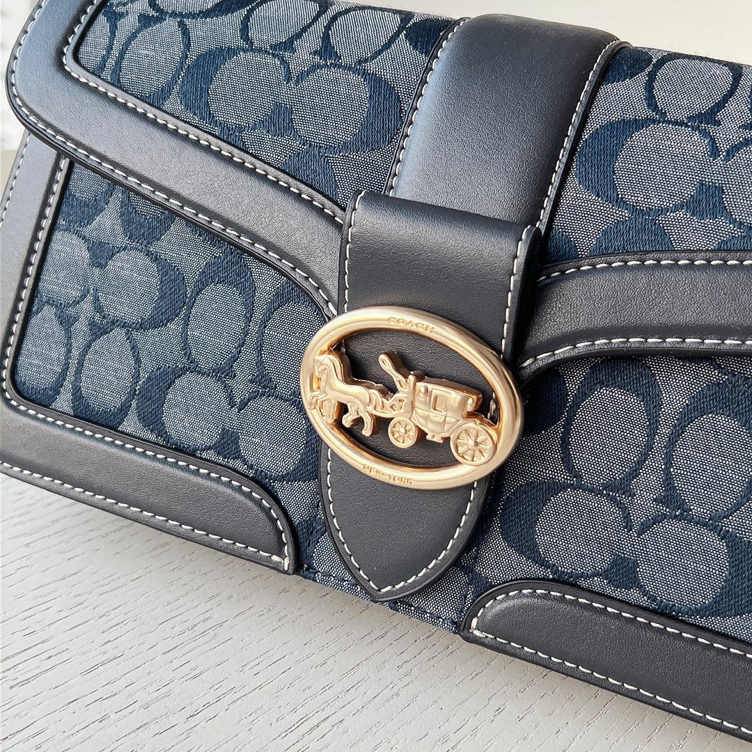 Coach Georgie Bag - Azul jeans