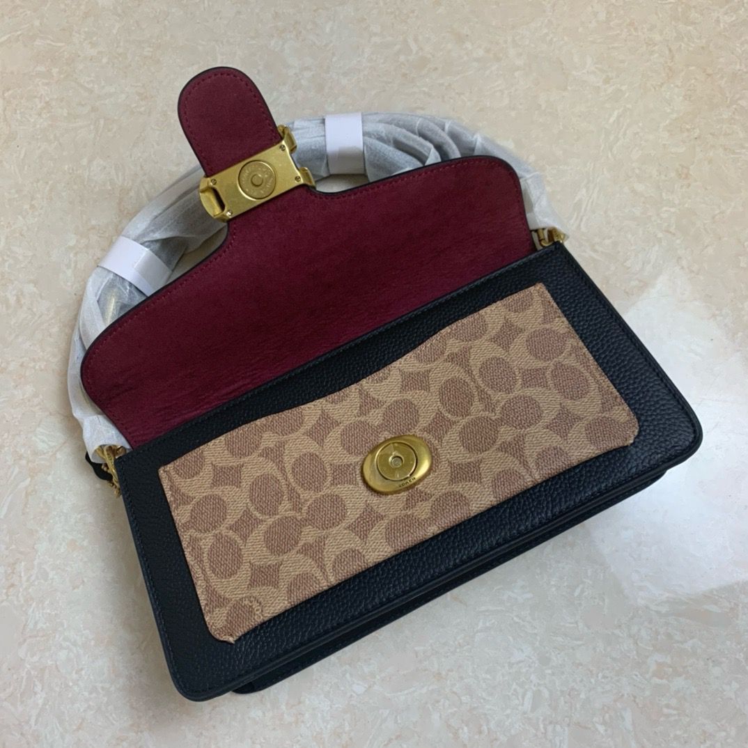 Coach Tabby 26 · Preto e castanho