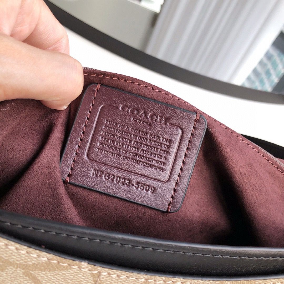 Coach Georgie Bag - Preto e bege