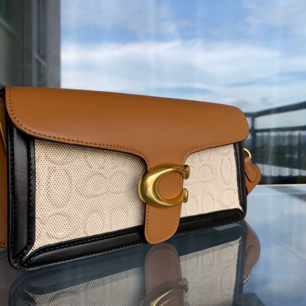 Coach Tabby 26 · Bege com castanho camel