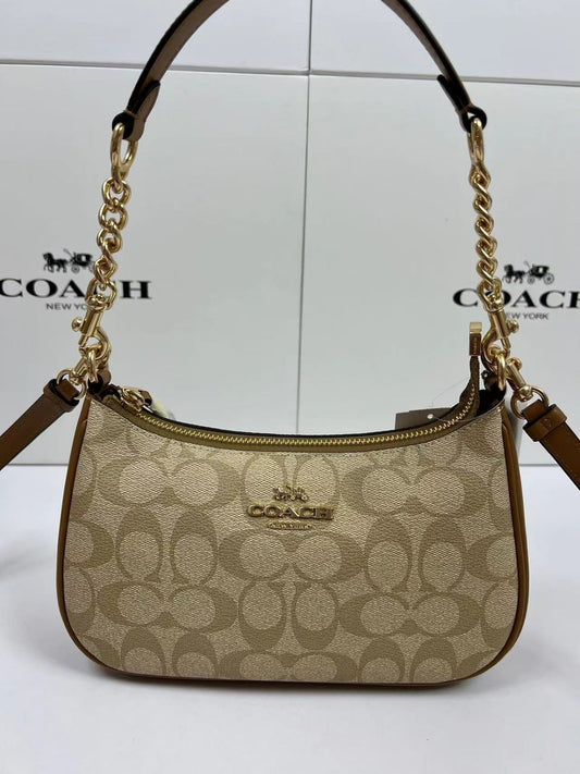 Coach Teri Shoulder Bag - Camel