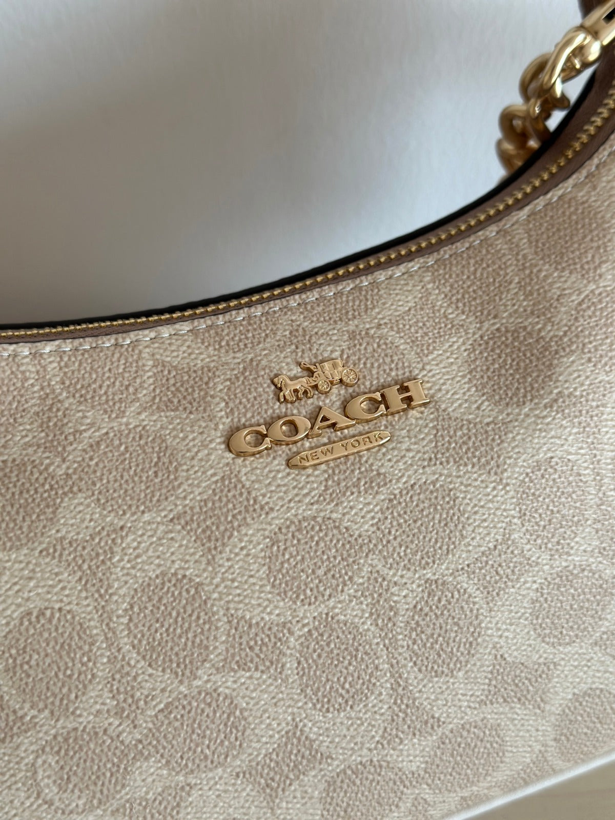 Coach Teri Shoulder Bag - Bege