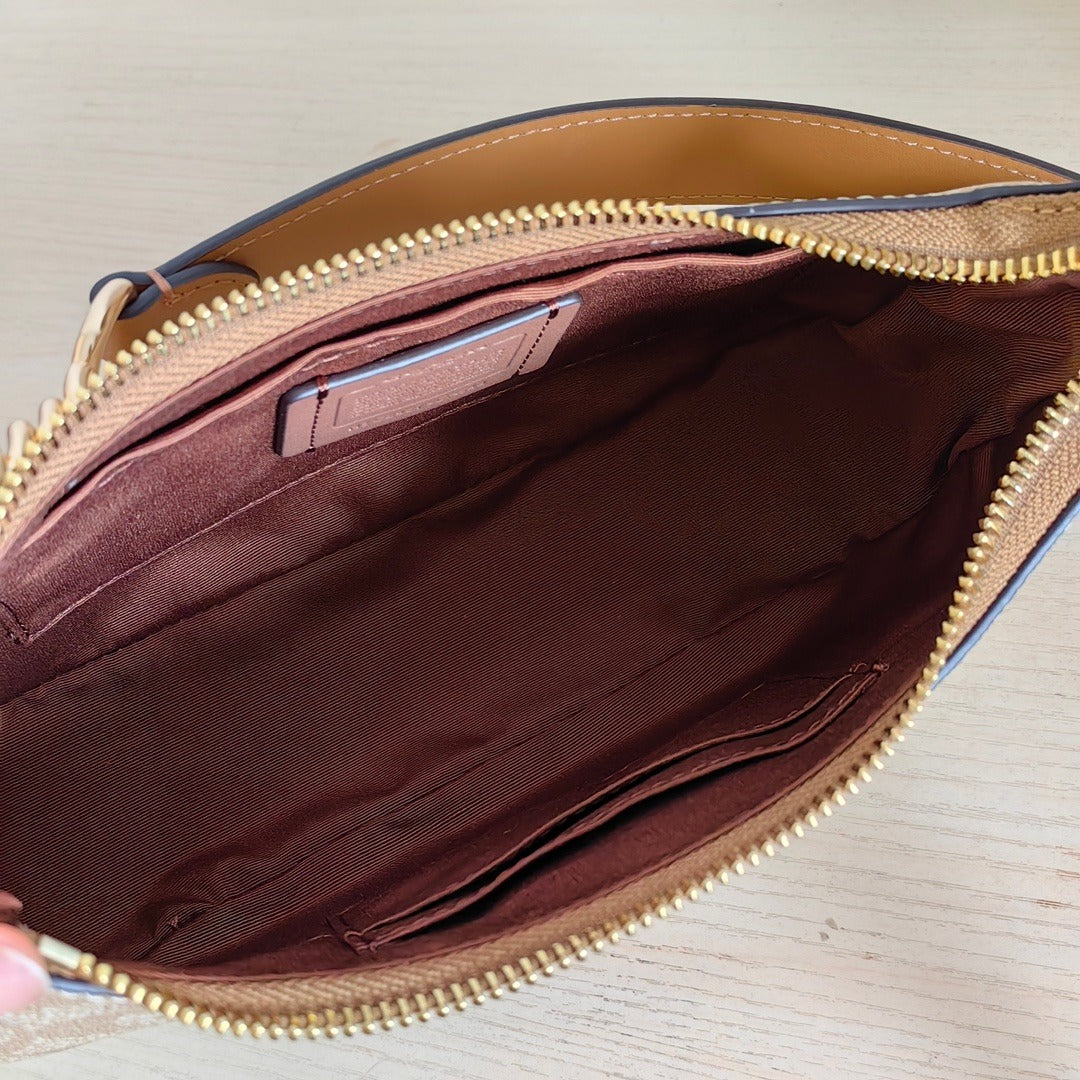 Coach Teri Shoulder Bag - Castanho claro