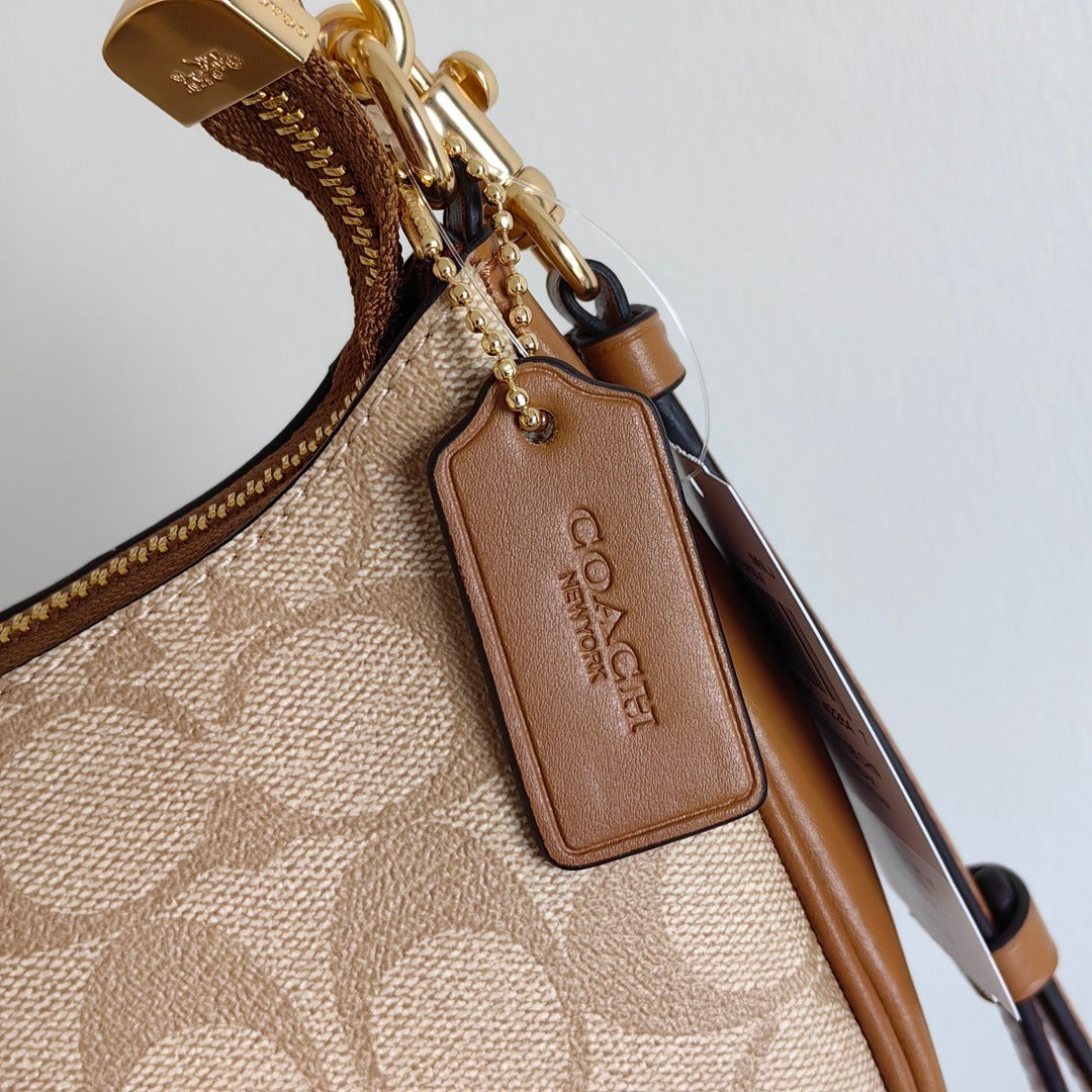 Coach Teri Shoulder Bag - Castanho claro