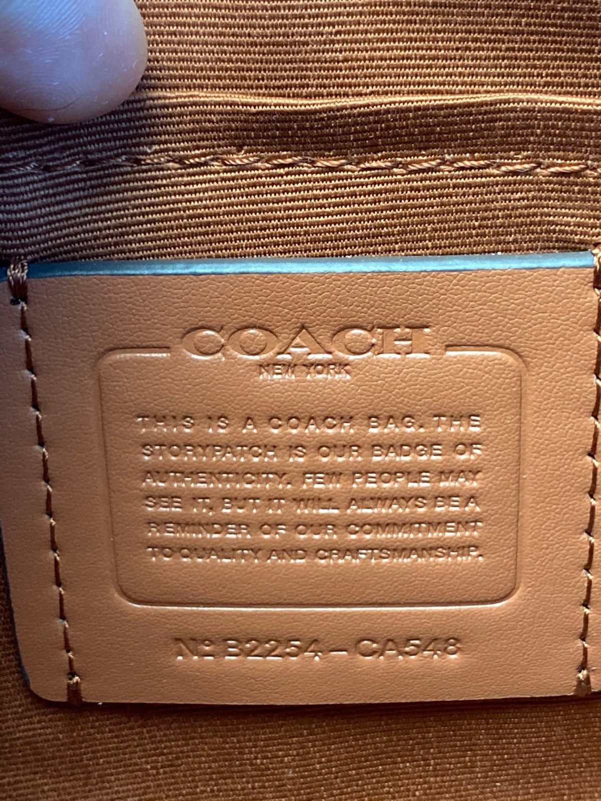 Coach Teri Shoulder Bag - Castanho conhaque