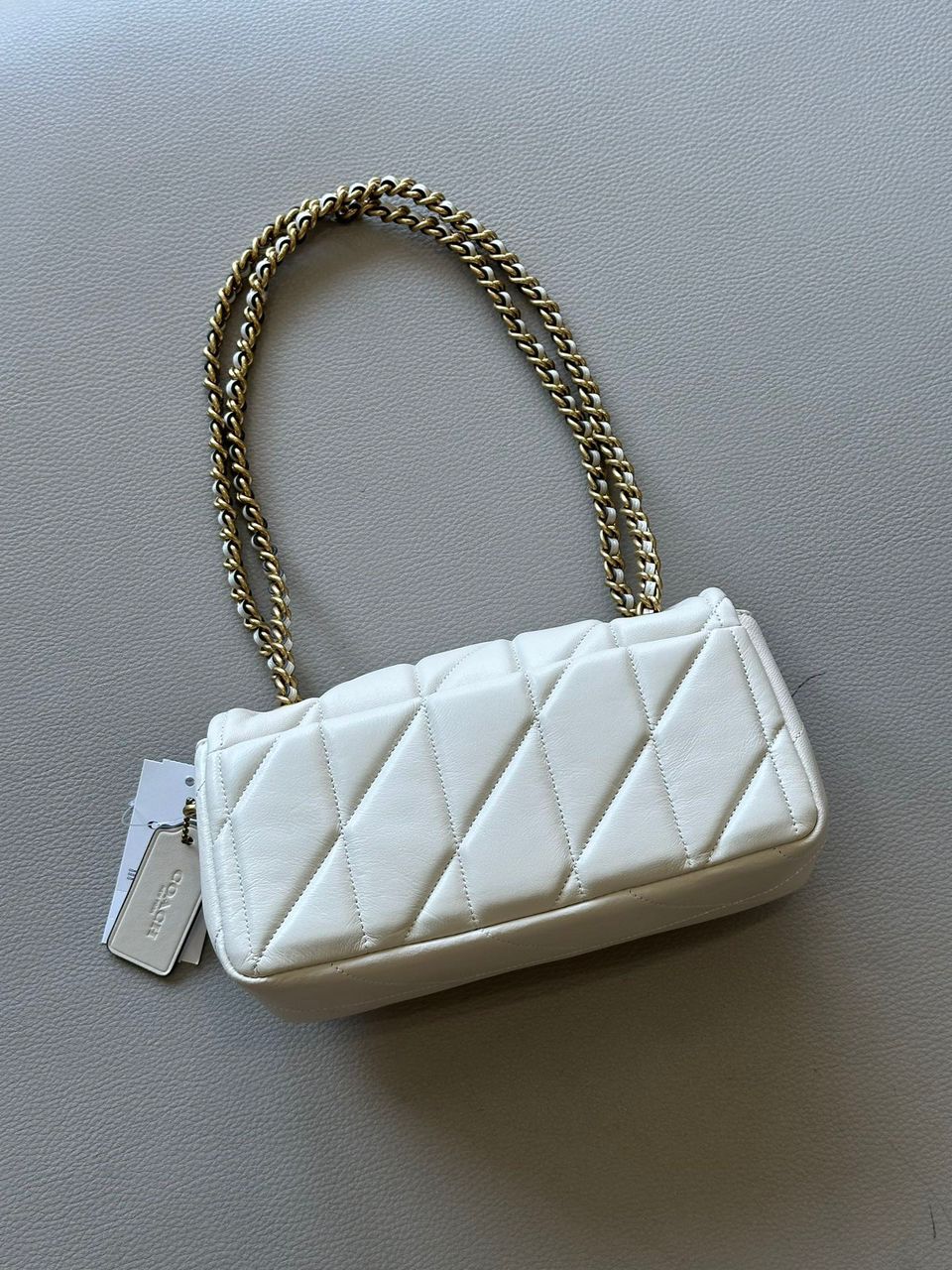 Coach Quilted Tabby Bag 20 - Branca