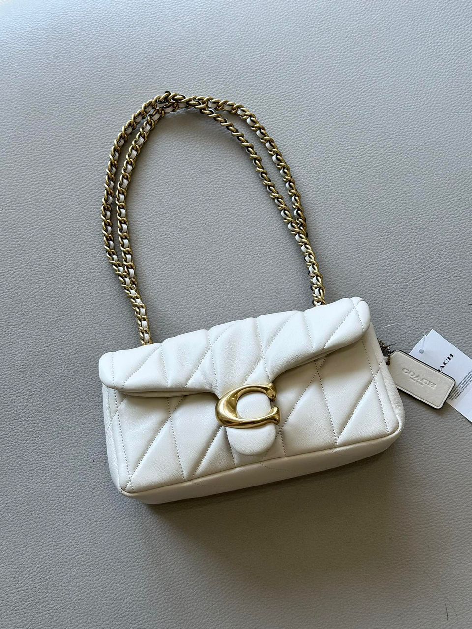 Coach Quilted Tabby Bag 20 - Branca