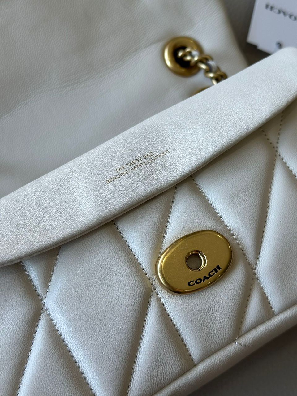 Coach Quilted Tabby Bag 20 - Branca