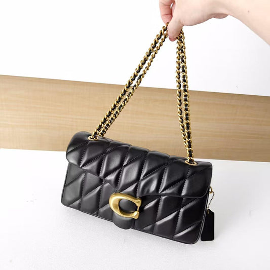 Coach Quilted Tabby Bag 26 - Preto
