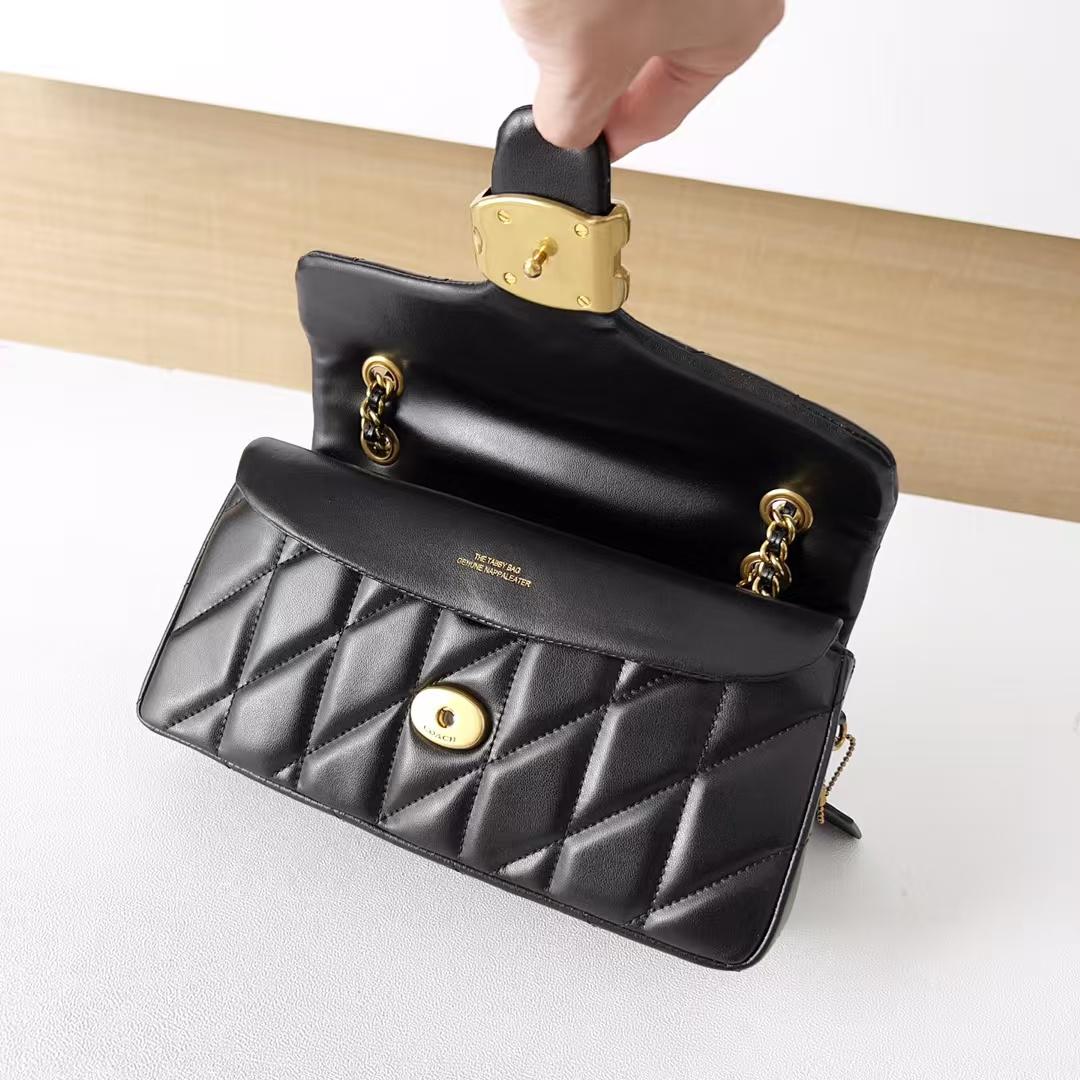 Coach Quilted Tabby Bag 26 - Preto