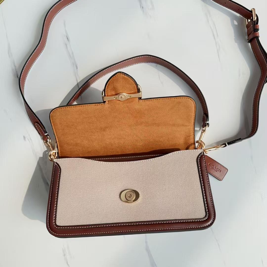 Coach Morgan Shoulder Bag 27 Castanha