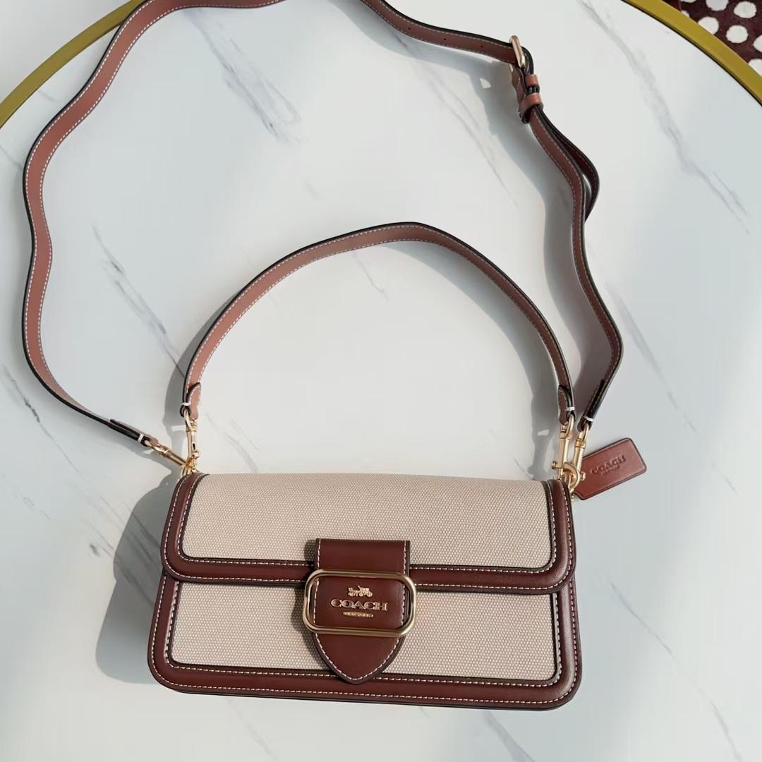 Coach Morgan Shoulder Bag 27 Castanha