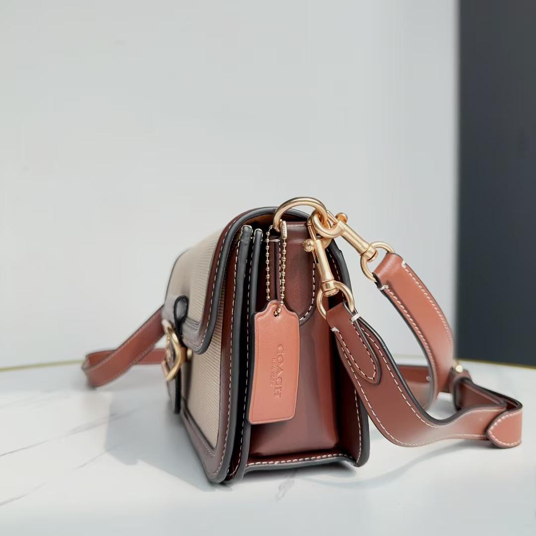 Coach Morgan Shoulder Bag 27 Castanha