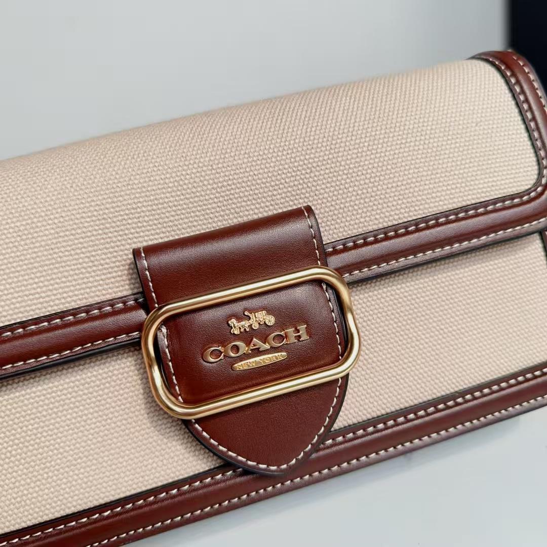 Coach Morgan Shoulder Bag 27 Castanha