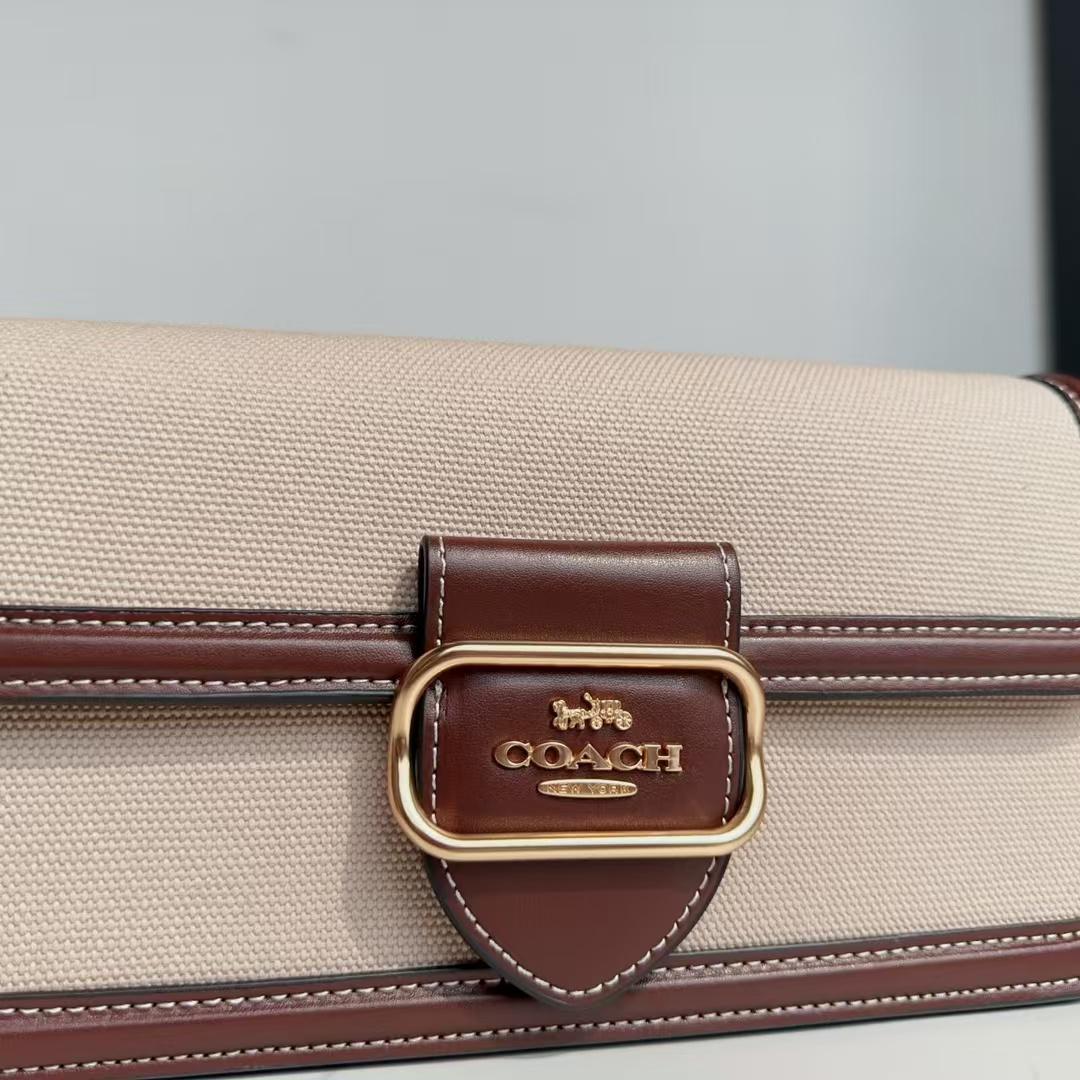 Coach Morgan Shoulder Bag 27 Castanha