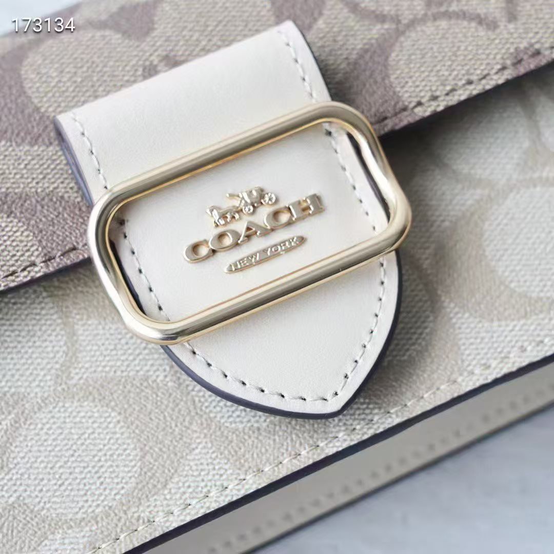 Coach Morgan Shoulder Bag 20 - Bege e castanho claro