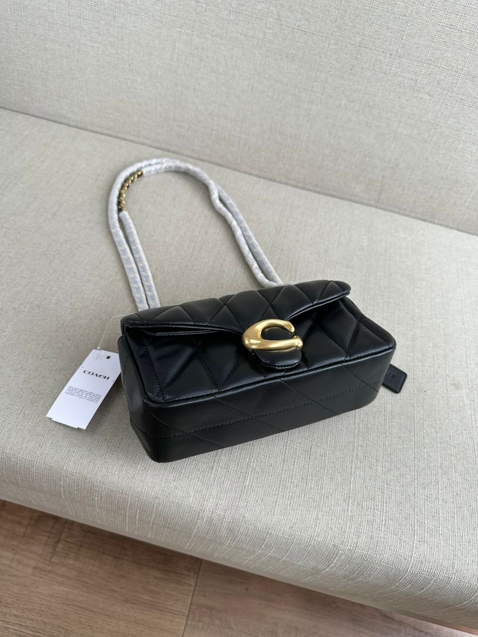 Coach Quilted Tabby Bag 20 - Preto