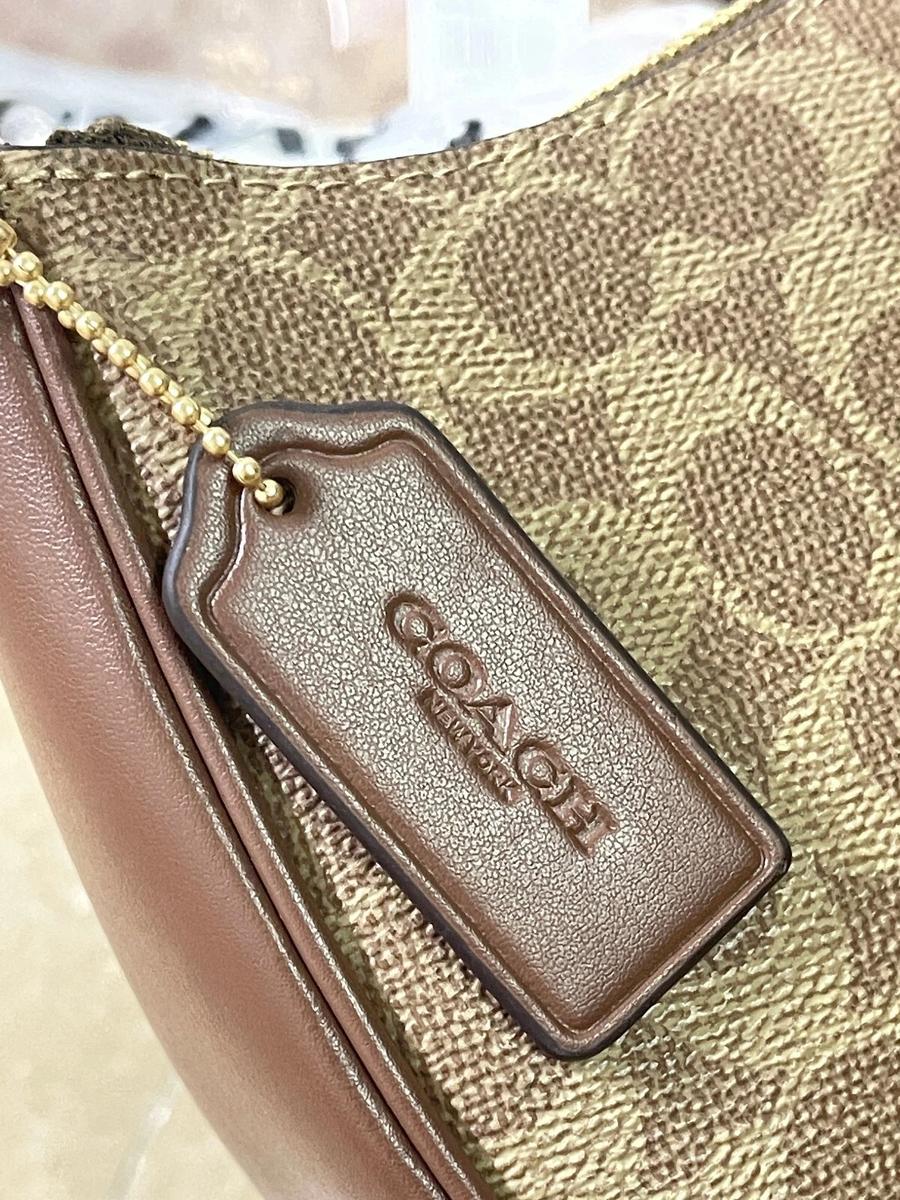 Coach Teri Shoulder Bag - Castanho